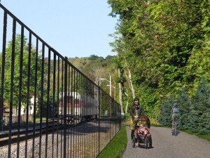 Image of planned Belmont Center-Brighton Street Bicycle Path