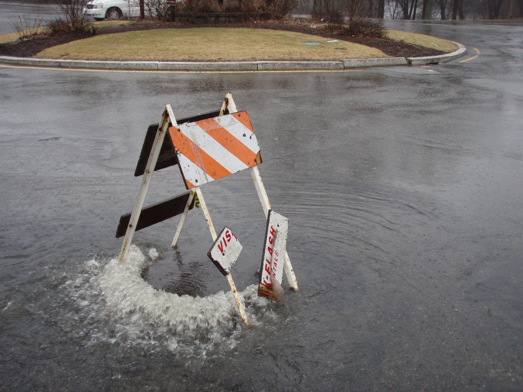  Mystic Valley Parkway rotary flooding, 2010 / Karen Grossman