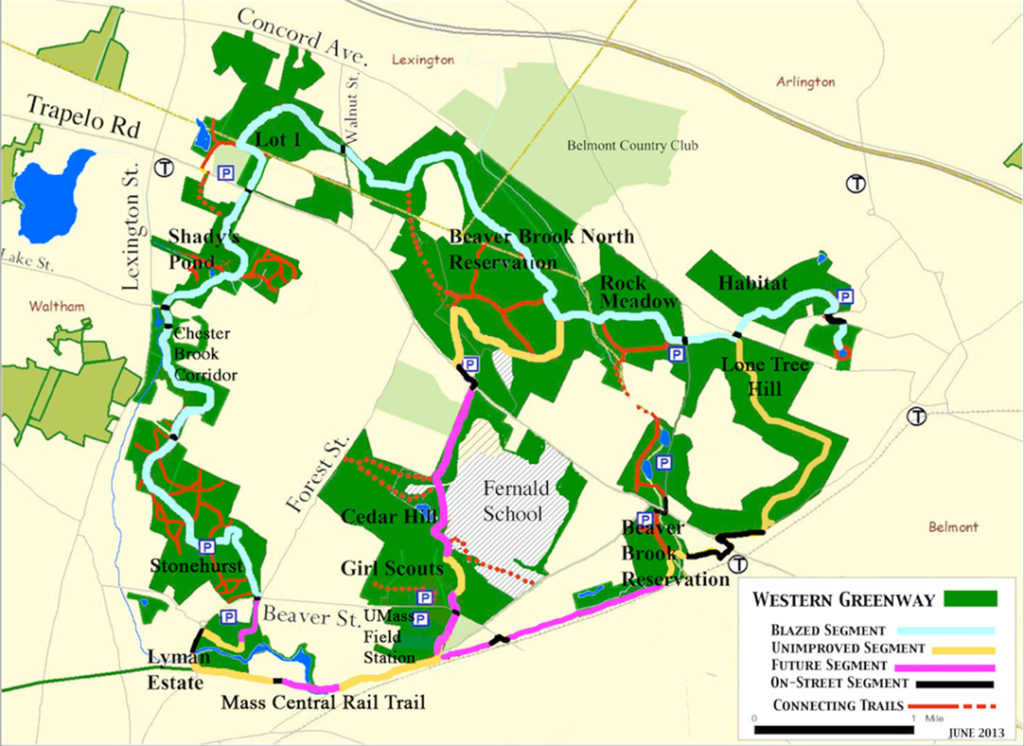 Western Greenway Map