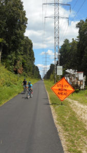 Wayland bike path