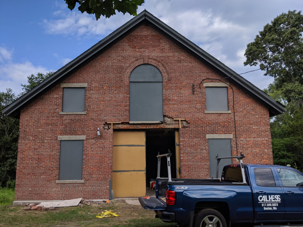 The Brick Barn after cleaning, 2019.
