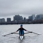 Belmont Rower Looks Out for the Charles River