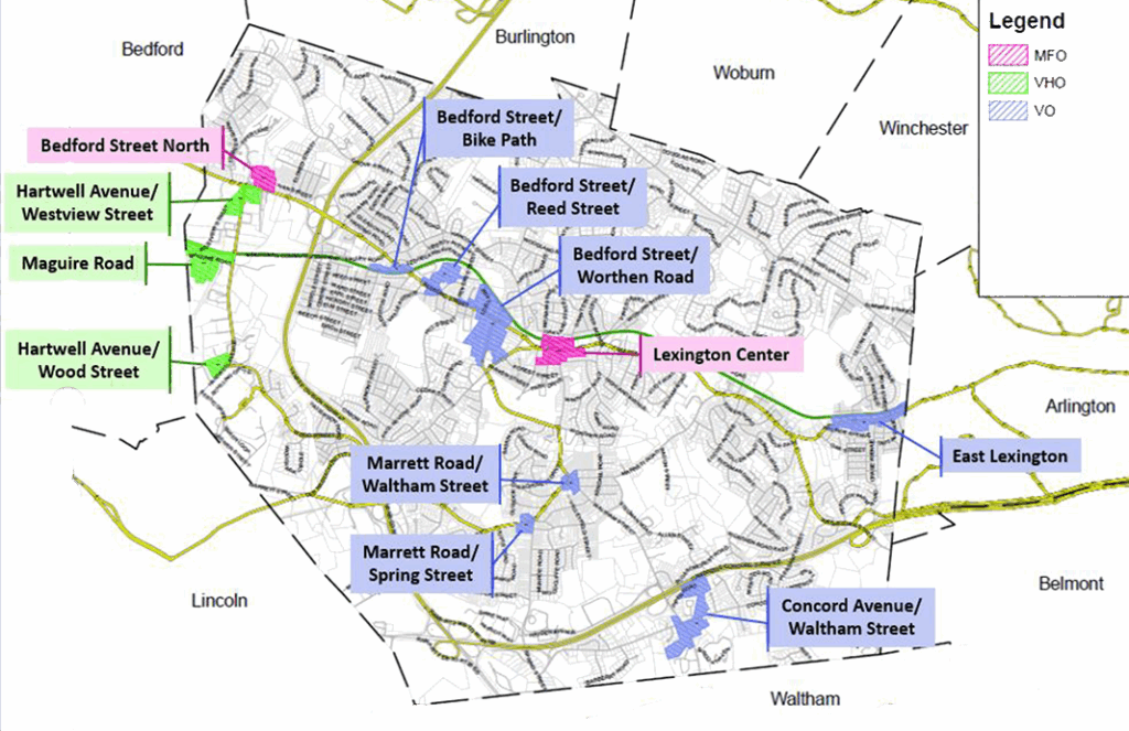 Lexington's MBTA zoning in 2023.